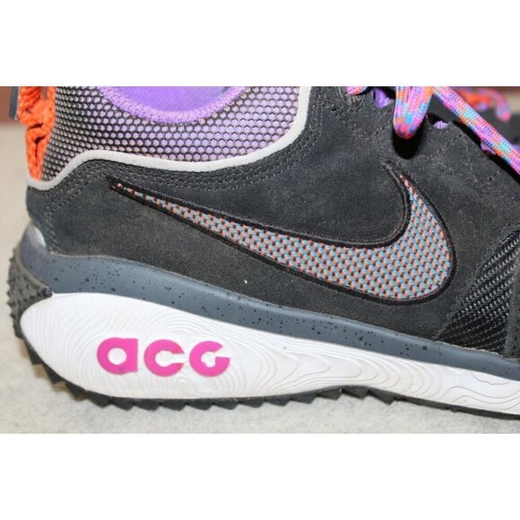 Nike ACG Dog Mountain Hyper Hiking Men Shoes Size 9 US purple & Black outdoor - Picture 4 of 13